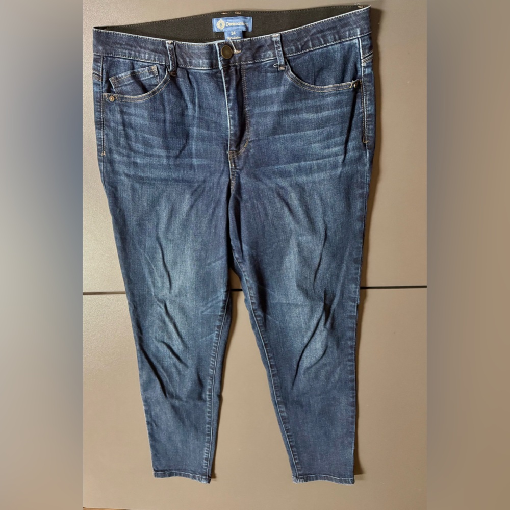 Blue Denim Jeans with Tummy Smoothing Technology